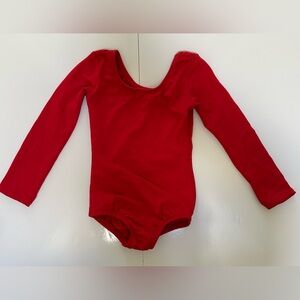 Body Wrappers Girls’ Long Sleeve Dance Leotard - Size 4-6